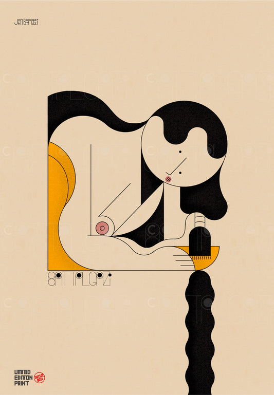 Long Haired Edo Girl